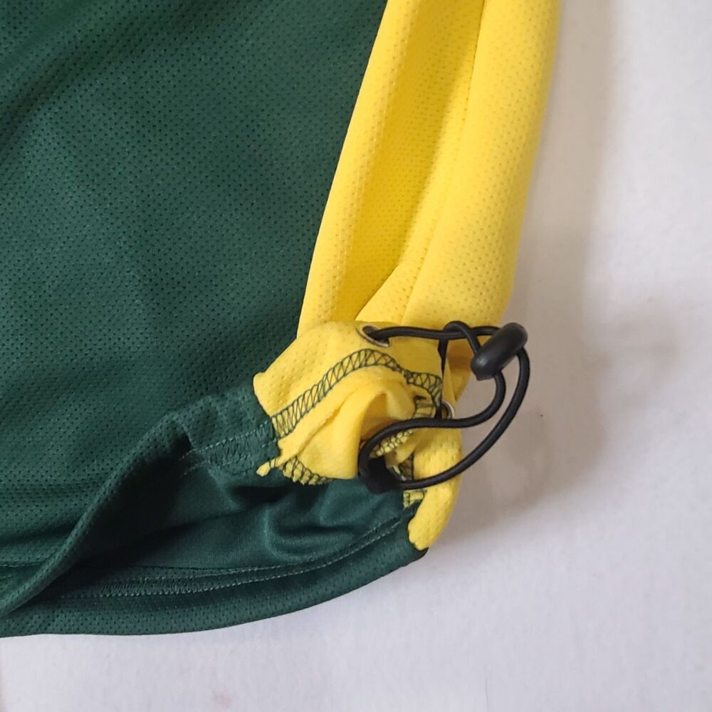 Oregon Ducks Colosseum Performance Full Zip Jacket XL Adj Hem Green/Yellow - Picture 10 of 11